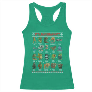 Italian Brainrot Christmas Racerback Tank Top Funny Brain Rot Gen-Z Meme TS14 Irish Green Print Your Wear