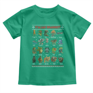 Italian Brainrot Christmas Toddler T Shirt Funny Brain Rot Gen-Z Meme TS14 Irish Green Print Your Wear