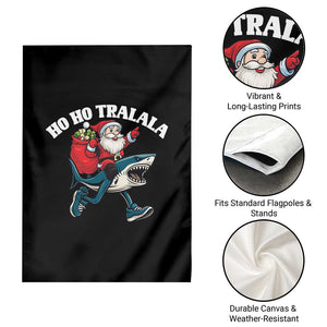 Tralalero Tralala Christmas Meme Garden Flag Santa Xmas Ho Ho Ho TS14 Print Your Wear