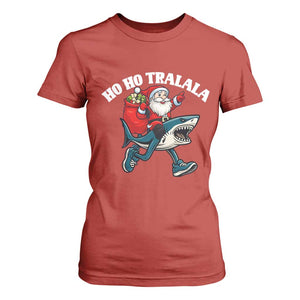 Tralalero Tralala Christmas Meme T Shirt For Women Santa Xmas Ho Ho Ho TS14 Red Print Your Wear