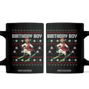 Jesus Christmas Meme Coffee Mug Snowboard Birthday Boy Ugly Xmas TS14 Black Print Your Wear