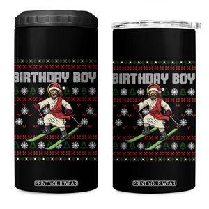Jesus Christmas Meme 4 in 1 Can Cooler Tumbler Snowboard Birthday Boy Ugly Xmas TS14 One Size: 16 oz Black Print Your Wear