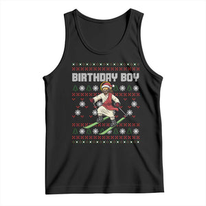 Jesus Christmas Meme Tank Top Snowboard Birthday Boy Ugly Xmas TS14 Black Print Your Wear