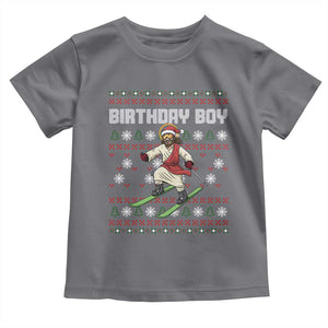 Jesus Christmas Meme Toddler T Shirt Snowboard Birthday Boy Ugly Xmas TS14 Charcoal Print Your Wear