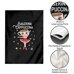 Ballerina Cappuccina Christmas Garden Flag Italian Brainrot Meme TS14 Print Your Wear