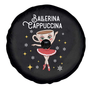 Ballerina Cappuccina Christmas Spare Tire Cover Italian Brainrot Meme TS14 Print Your Wear