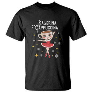 Ballerina Cappuccina Christmas T Shirt Italian Brainrot Meme TS14 Black Print Your Wear