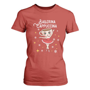 Ballerina Cappuccina Christmas T Shirt For Women Italian Brainrot Meme TS14 Red Print Your Wear