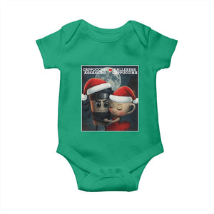 Funny Christmas Couple Baby Onesie Italian Brainrot Meme TS14 Irish Green Print Your Wear