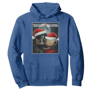 Funny Christmas Couple Hoodie Italian Brainrot Meme TS14 Royal Blue Print Your Wear