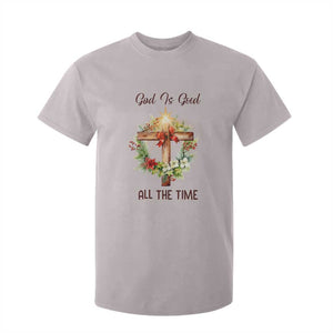 Cross Christian Christmas T Shirt For Kid God Is Good All The Time TS14 Ice Gray Print Your Wear
