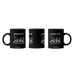Jesus Christian Coffee Mug Cross Bible Verse Matthew 2:13 TS14 Print Your Wear