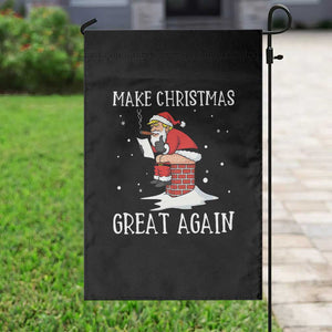 Funny Santa Trump Garden Flag Make Christmas Great Again TS14 Print Your Wear