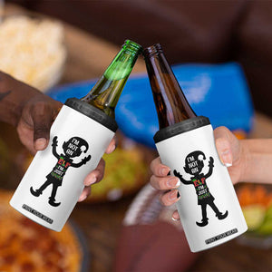 Funny Christmas Matching Family 4 in 1 Can Cooler Tumbler I Am Not An Elf Im Just Short TS14 Print Your Wear