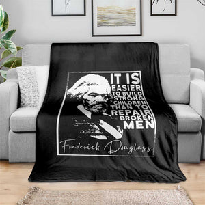 Frederick Douglass Quote Throw Blanket Black History Month TS14 Print Your Wear