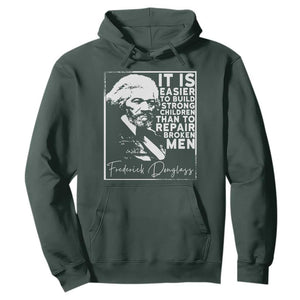 Frederick Douglass Quote Hoodie Black History Month TS14 Dark Forest Green Print Your Wear