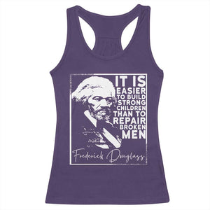 Frederick Douglass Quote Racerback Tank Top Black History Month TS14 Purple Print Your Wear