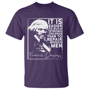 Frederick Douglass Quote T Shirt Black History Month TS14 Purple Print Your Wear