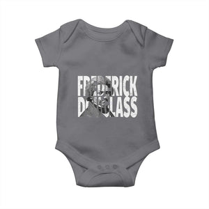 Frederick Douglass Baby Onesie Black History Month TS14 Charcoal Print Your Wear