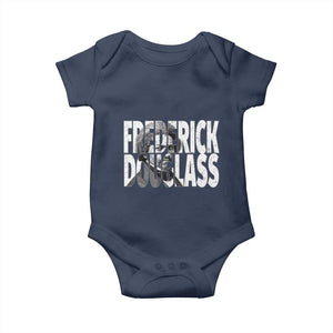 Frederick Douglass Baby Onesie Black History Month TS14 Navy Print Your Wear