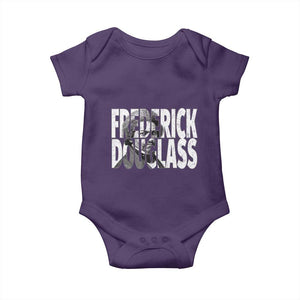 Frederick Douglass Baby Onesie Black History Month TS14 Purple Print Your Wear