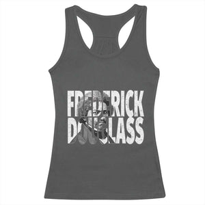 Frederick Douglass Racerback Tank Top Black History Month TS14 Dark Heather Print Your Wear