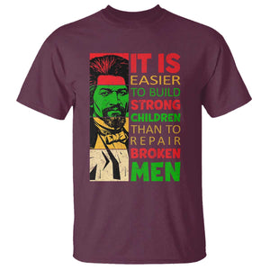 Frederick Douglass Pride Quote T Shirt Black History Month TS14 Maroon Print Your Wear