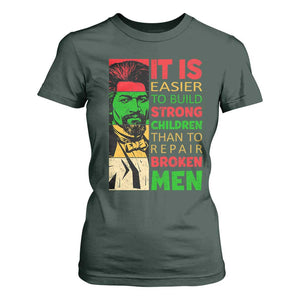 Frederick Douglass Pride Quote T Shirt For Women Black History Month TS14 Dark Forest Green Print Your Wear