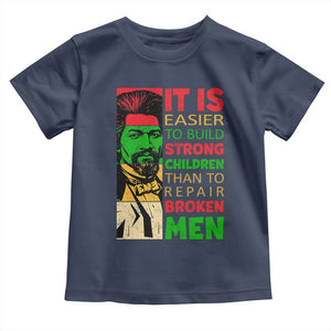 Frederick Douglass Pride Quote Toddler T Shirt Black History Month TS14 Navy Print Your Wear
