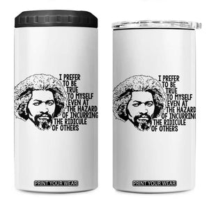 Frederick Douglass Pride Quote 4 in 1 Can Cooler Tumbler TS14 One Size: 16 oz White Print Your Wear