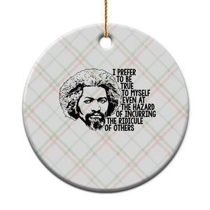 Frederick Douglass Pride Quote Ceramic Ornament TS14 1pc Christmas Plaid Print Your Wear