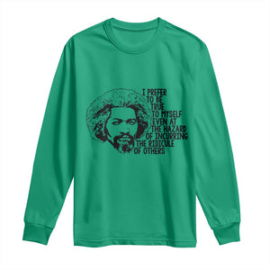 Frederick Douglass Pride Quote Long Sleeve Shirt TS14 Irish Green Print Your Wear