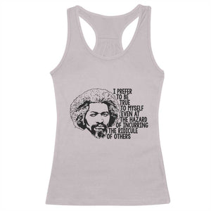 Frederick Douglass Pride Quote Racerback Tank Top TS14 Ice Gray Print Your Wear