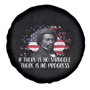 Frederick Douglass American Flag Spare Tire Cover Is There Is No Struggle There Is No Progress TS14 Print Your Wear