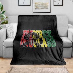 Frederick Douglass Throw Blanket Pan African Flag Black History Month TS14 Print Your Wear