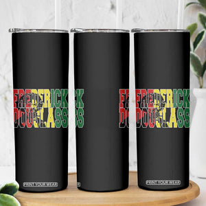Frederick Douglass Skinny Tumbler Pan African Flag Black History Month TS14 Print Your Wear