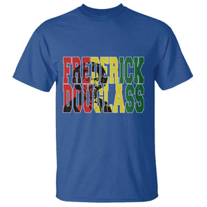 Frederick Douglass T Shirt Pan African Flag Black History Month TS14 Royal Blue Print Your Wear