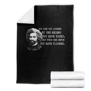 Frederick Douglass Quote Throw Blanket Black History Month TS14 Black Print Your Wear