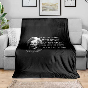 Frederick Douglass Quote Throw Blanket Black History Month TS14 Print Your Wear