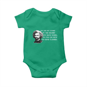 Frederick Douglass Quote Baby Onesie Black History Month TS14 Irish Green Print Your Wear