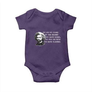 Frederick Douglass Quote Baby Onesie Black History Month TS14 Purple Print Your Wear