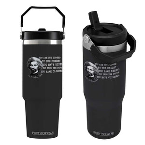 Frederick Douglass Quote Flip Straw Tumbler Black History Month TS14 One Size: 30 oz Black Print Your Wear