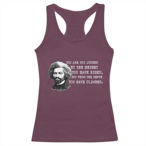 Frederick Douglass Quote Racerback Tank Top Black History Month TS14 Maroon Print Your Wear