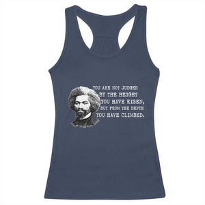 Frederick Douglass Quote Racerback Tank Top Black History Month TS14 Navy Print Your Wear
