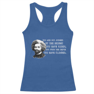 Frederick Douglass Quote Racerback Tank Top Black History Month TS14 Royal Blue Print Your Wear