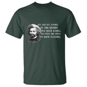 Frederick Douglass Quote T Shirt Black History Month TS14 Dark Forest Green Print Your Wear