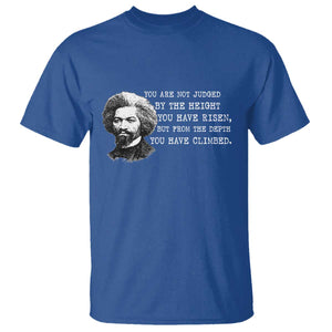 Frederick Douglass Quote T Shirt Black History Month TS14 Royal Blue Print Your Wear