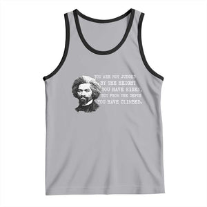 Frederick Douglass Quote Tank Top Black History Month TS14 Athletic Heather Black Print Your Wear