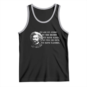 Frederick Douglass Quote Tank Top Black History Month TS14 Black Athletic Heather Print Your Wear