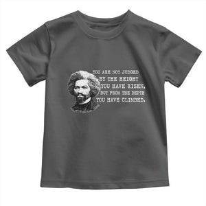Frederick Douglass Quote Toddler T Shirt Black History Month TS14 Dark Heather Print Your Wear